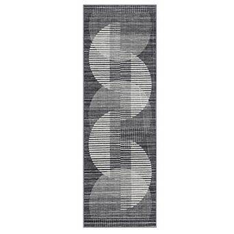 ANIXOL Washable Geometric Area Rug