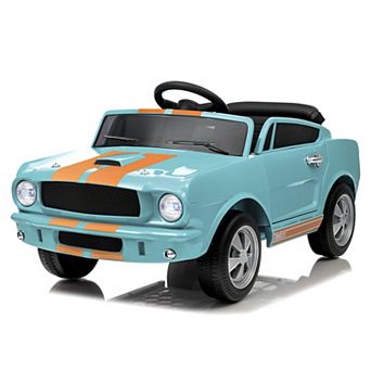 ANIXOL Licensed Shelby 12V Kids Ride-On Car, Parent Remote, LED Lights, Safety Belt