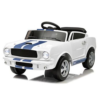 ANIXOL Licensed Shelby 12V Kids Ride-On Car, Parent Remote, LED Lights, Safety Belt