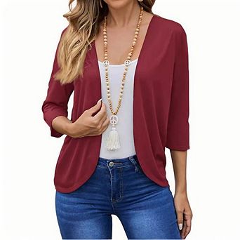 Women'S Elegant Commuting Cardigan Knitted Casual Jacket