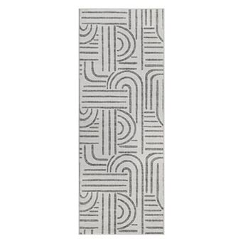 ANIXOL Washable Abstract Area Rug