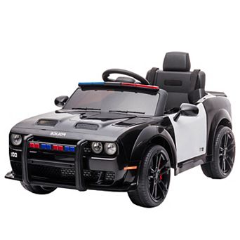 12V Kids Licensed Dodge Challenger Ride-On Car, Electric Vehicles with Remote, LED Lights, Bluetooth