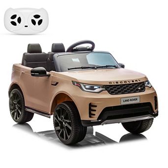 ANIXOL 12V Kids Ride On Car, Licensed Land Rover, 2-Seater, Remote & Manual Control