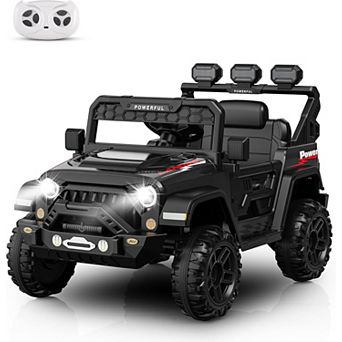 12V Kids Electric Ride On Car with 2.4G Remote Control, 3 Speeds, Soft Start, Music