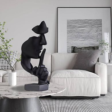 Modern Silence Thinker Abstract Decorative Sculpture