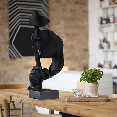 Modern Silence Thinker Abstract Decorative Sculpture