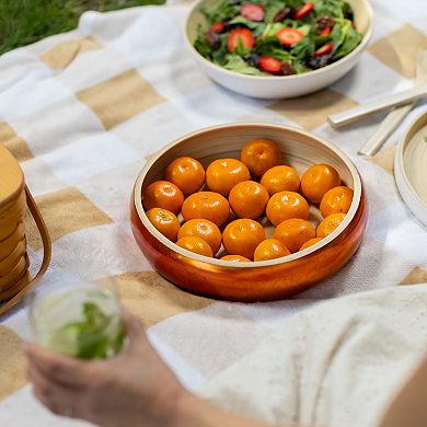 Joyce Chen Lexa Bamboo Fruit Bowl 12-Inch