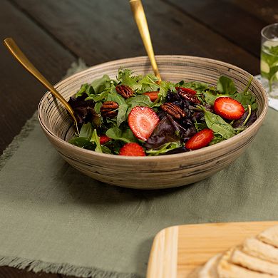 Joyce Chen 12-Inch Bamboo Salad Bowl