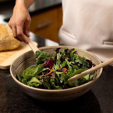 Joyce Chen 12-Inch Bamboo Salad Bowl