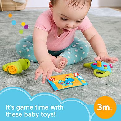 Fisher-Price Level-Up Little Gamer 3-Pack Baby Sensory Activity Toys