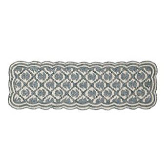 Laura Ashley Space Dyed Scalloped Loop Rug