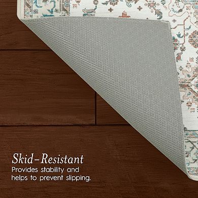 Laura Ashley Imagine Printed Chenille Washable Rug