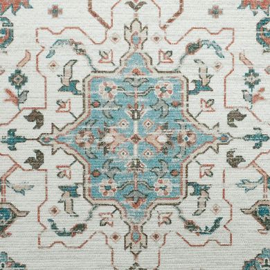 Laura Ashley Imagine Printed Chenille Washable Rug