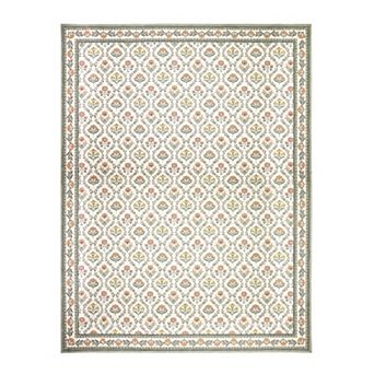 Laura Ashley Imagine Printed Chenille Washable Rug