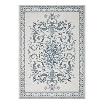 Laura Ashley Imagine Printed Chenille Washable Rug