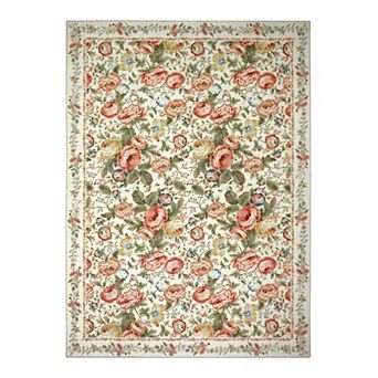Laura Ashley Imagine Printed Chenille Washable Rug