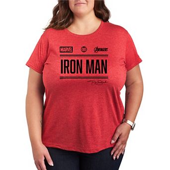 Plus Size Marvel Iron Man Graphic Tee