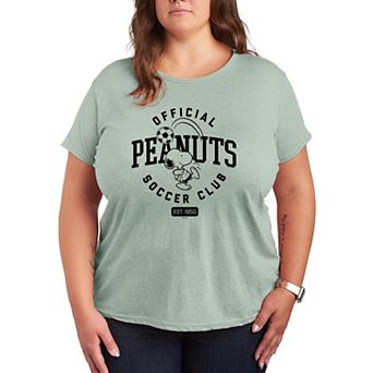 Plus Size Peanuts Official Soccer Club Graphic Tee