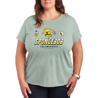 Plus Size Nickelodeon SpongeBob SquarePants Graphic Tee