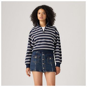 Women's Levi's® Everyday Quarter Zip Fleece Sweatshirt