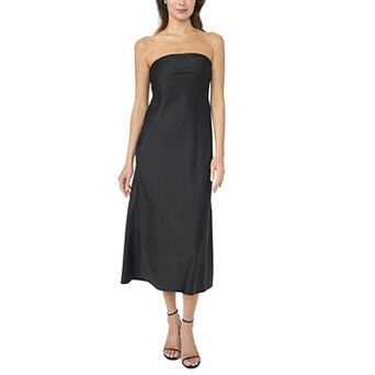 Women's MSK Satin Strapless Dress