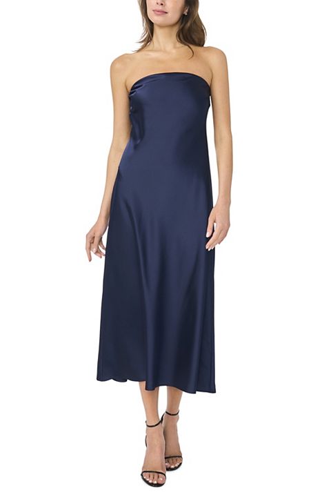 Женские платья MSK Women's MSK Satin Strapless Dress