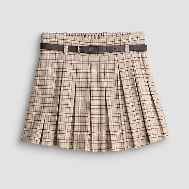 Girls 7-16 Speechless Pleated Plaid Skort