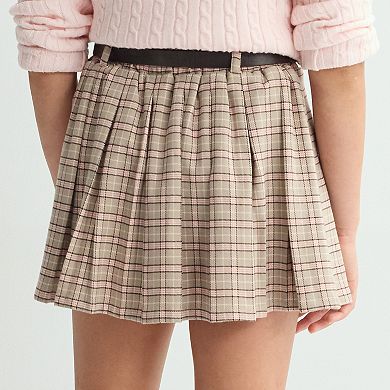 Girls 7-16 Speechless Pleated Plaid Skort