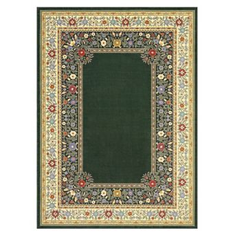Floral Vintage Area Rugs for Entryway Low Pile Soft Rugs Indoor