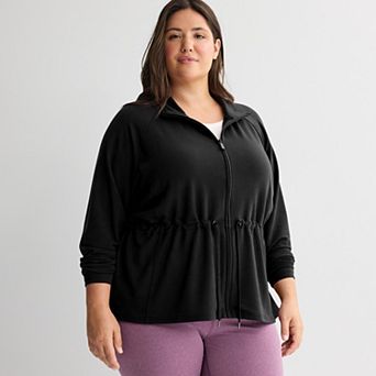 Plus Size Tek Gear® French Terry Cinch Jacket