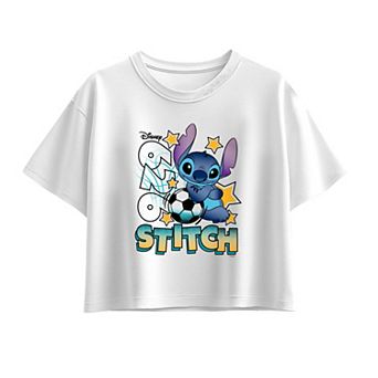 Girls 7-16 Disney's Lilo & Stitch Soccer Boxy Tee