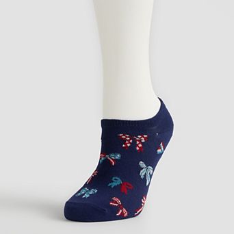 Women's American Bow No Show Socks