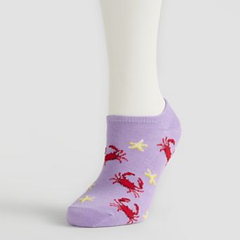 Women's Novelty No-Show Socks