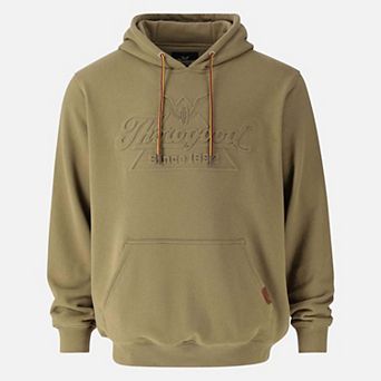Men's Heavyweight Embossed Logo Pullover Hoodie