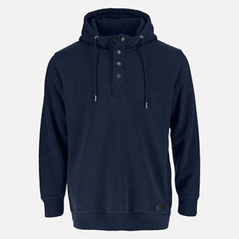 Men's Thorogood Workwear Quarter Snap Hoodie, Heavyweight Pullover Workwear Sweatshirt