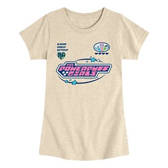 Girls 7-16 The Powerpuff Girls Jersey Graphic Tee