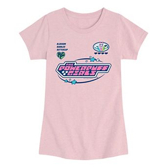 Girls 7-16 The Powerpuff Girls Jersey Graphic Tee