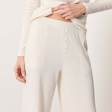 Dream Rib Wide Leg Lounge Pant