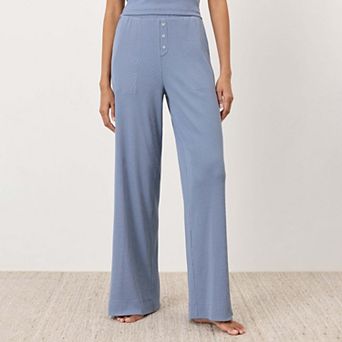 Dream Rib Wide Leg Lounge Pant