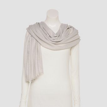 Women's Nine West Metallic Swirls Wrap Scarf