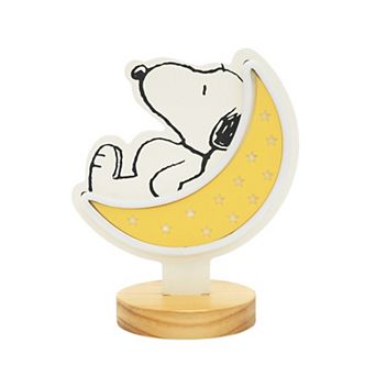 The Big One® Peanuts Snoopy Wood LED Neon Light Table Decor