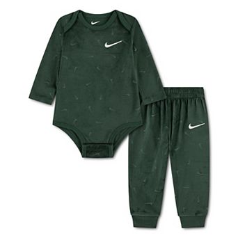 Newborn Baby Nike Essentials Velour Bodysuit & Pants 2 pc Set