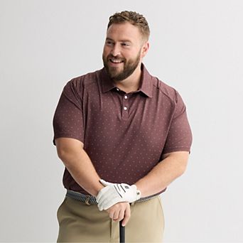 Big & Tall FLX Printed Golf Polo