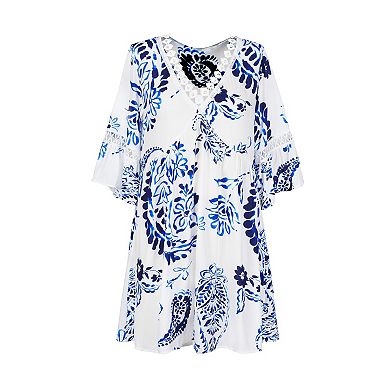 Women's Cupshe Floral Paisley Print Lace Dress