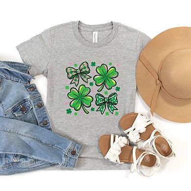 Clover Stars Coquette - Youth Short Sleeve Graphic T-Shirt