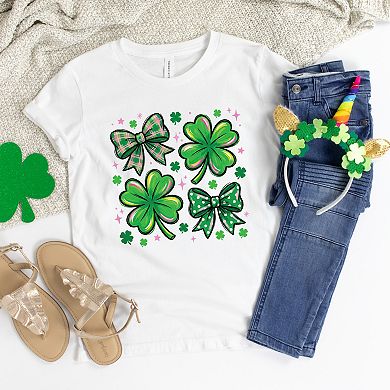 Clover Stars Coquette - Youth Short Sleeve Graphic T-Shirt