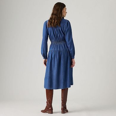 Women's Levi's® Smocked Waist Long Sleeve Dress