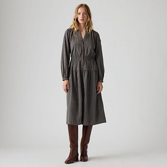 Women's Levi's® Smocked Waist Long Sleeve Dress