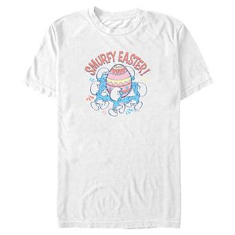 Big & Tall Smurfy Easter Graphic Tee