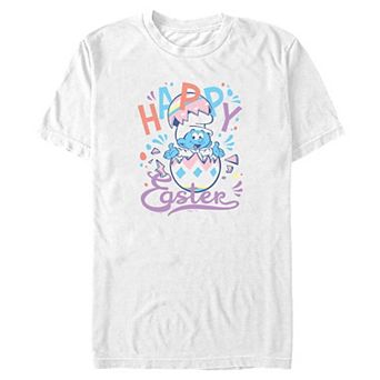 Big & Tall Baby Smurf Happy Easter Graphic Tee